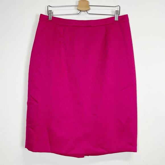 Le Suit Skirt Womens 14W Pink Snake Pattern Pencil NWT - Picture 1 of 9
